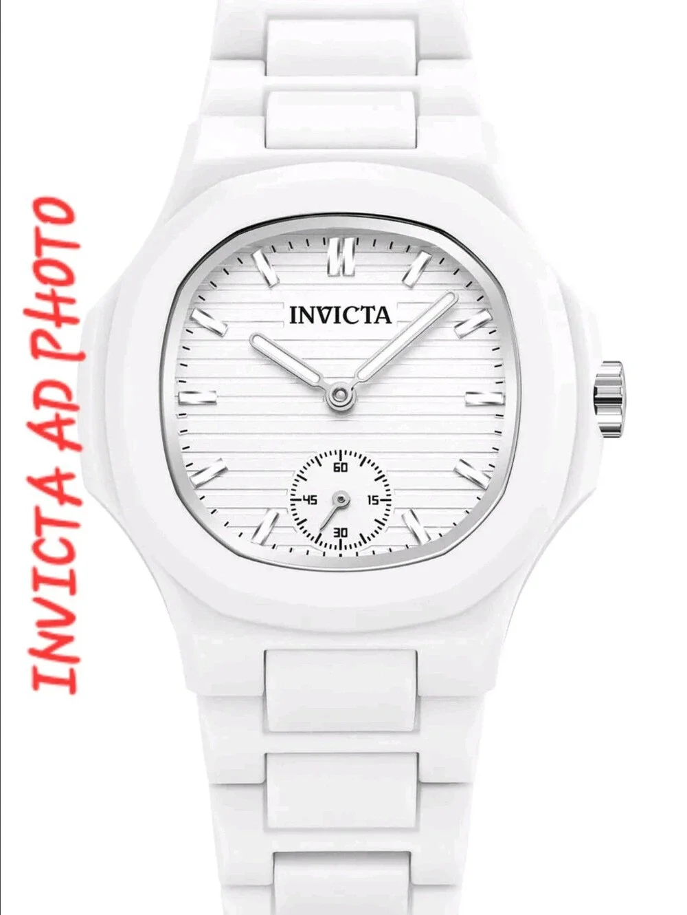 Invicta White Resin Watch / Model #70399 / NWT